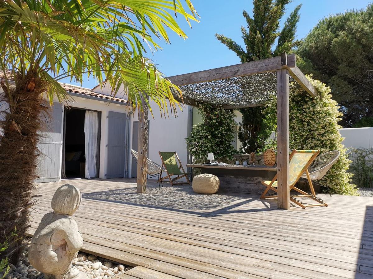 Derriere La Plage : Suite, Patio Et Pergola 勒布瓦普拉热雷 外观 照片